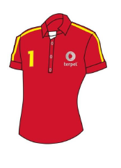 POLO ROJO TERPEL #1 4XL MANGA CORTA CABALLERO